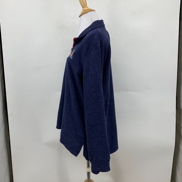 Champion Arizona Wildcats Sweatshirt Womens L Large Blue Embroidered Fleece - Picture 4 of 11